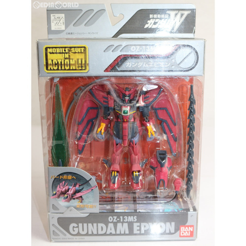 【中古即納】[FIG] MS IN ACTION!!(モビルスーツ・イン・アクション) OZ-13MS ガンダムエピオン 新機動戦記ガンダムW(ウイング) 完成品 可動フィギュア バンダイ(20031115)