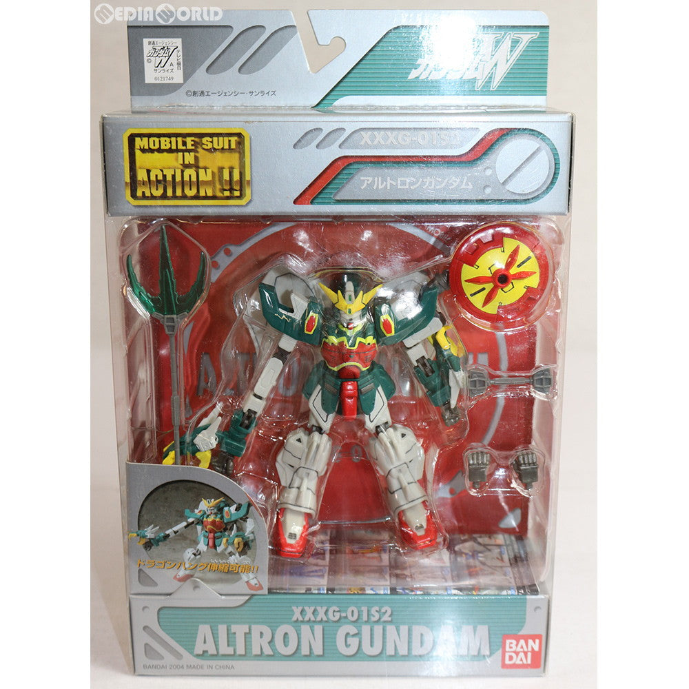 【中古即納】[FIG] MS IN ACTION!!(モビルスーツ・イン・アクション) XXXG-01S2 アルトロンガンダム 新機動戦記ガンダムW(ウイング) 完成品 可動フィギュア バンダイ(20040212)