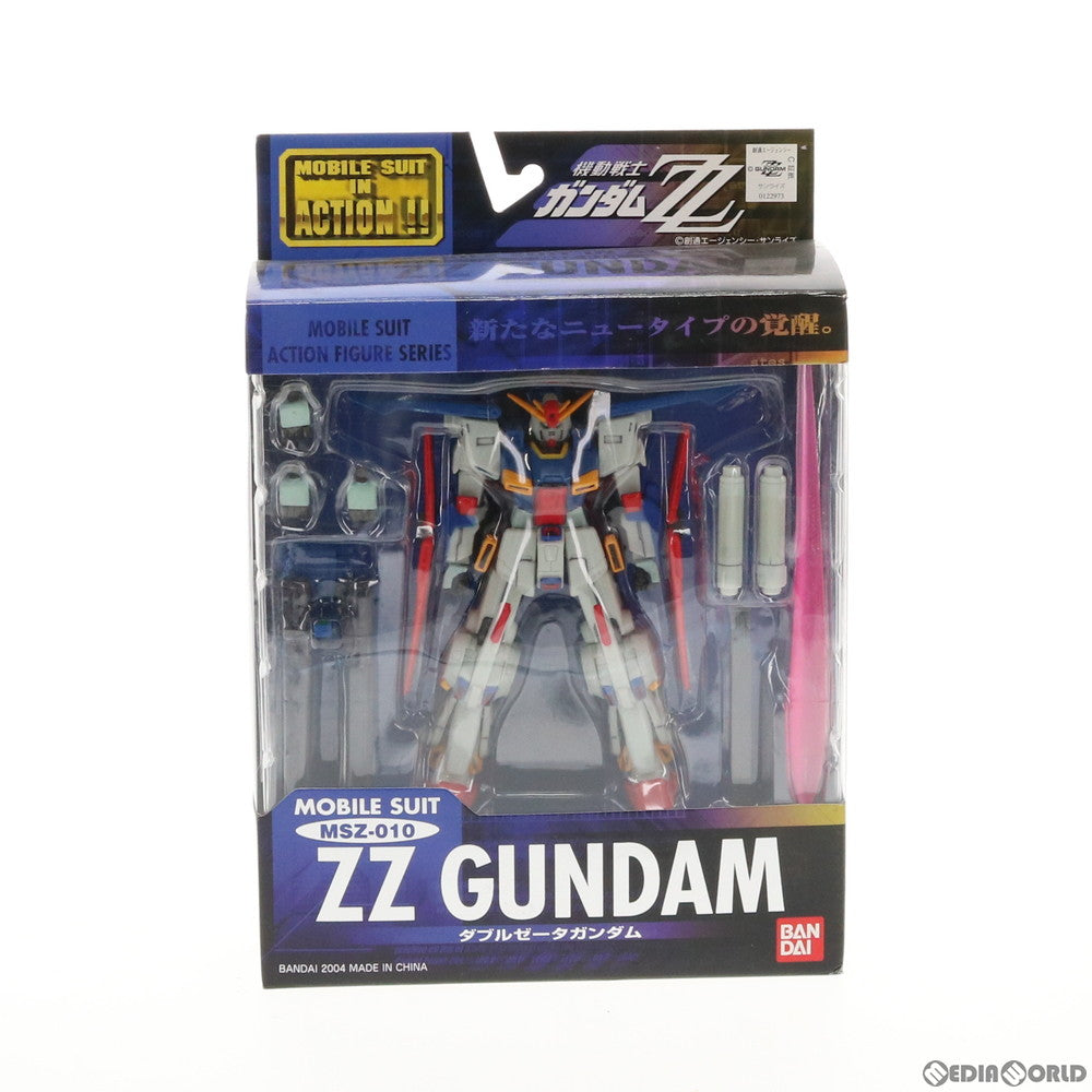 【中古即納】[FIG] MS IN ACTION!!(モビルスーツ・イン・アクション) MSZ-010 ZZガンダム(ダブルゼータ) パッケージリニューアル版 機動戦士ガンダムZZ 完成品 可動フィギュア バンダイ(20040911)