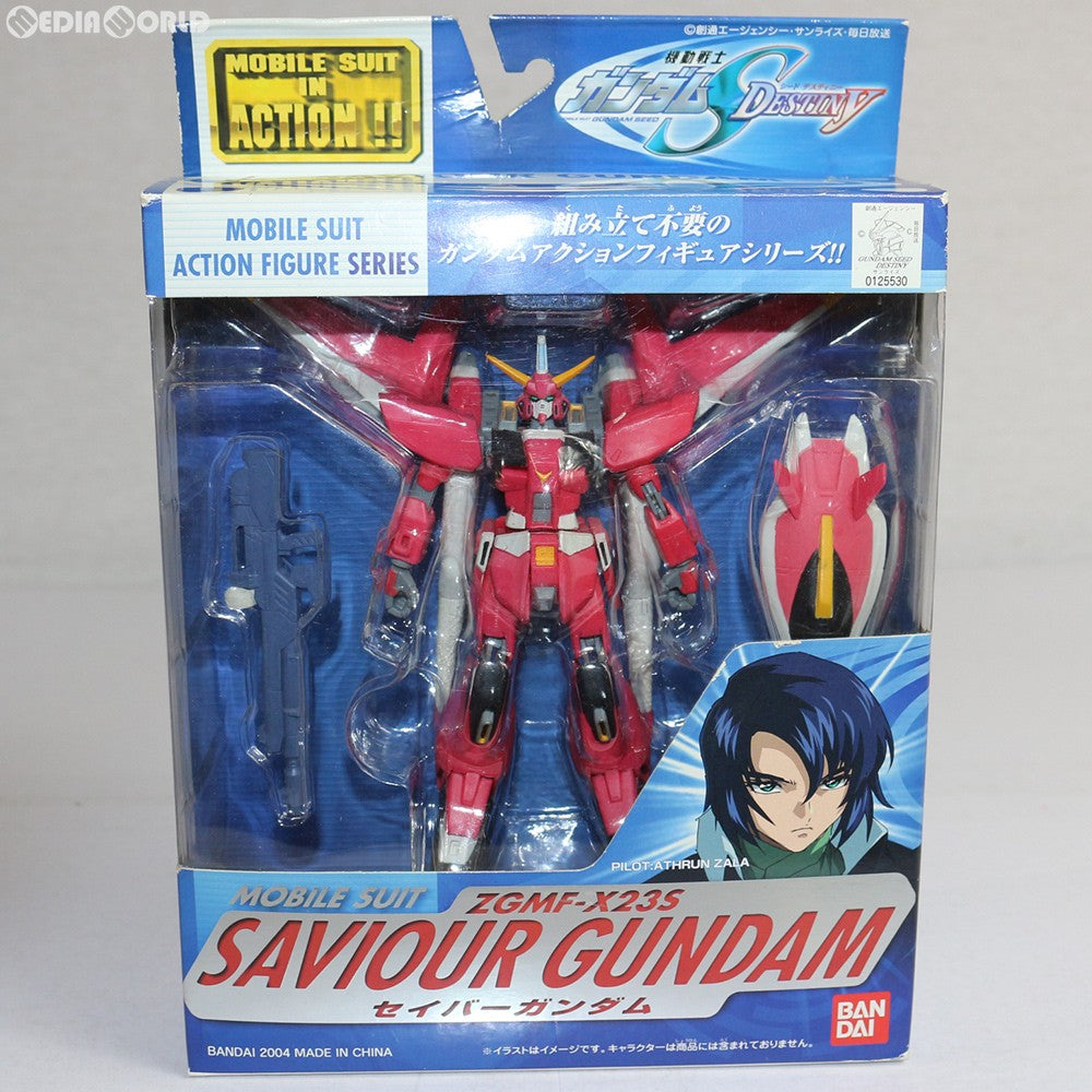 【中古即納】[FIG] MS IN ACTION!!(モビルスーツ・イン・アクション) ZGMF-X23S セイバーガンダム 機動戦士ガンダムSEED DESTINY(シード デスティニー) 完成品 可動フィギュア バンダイ(20041120)