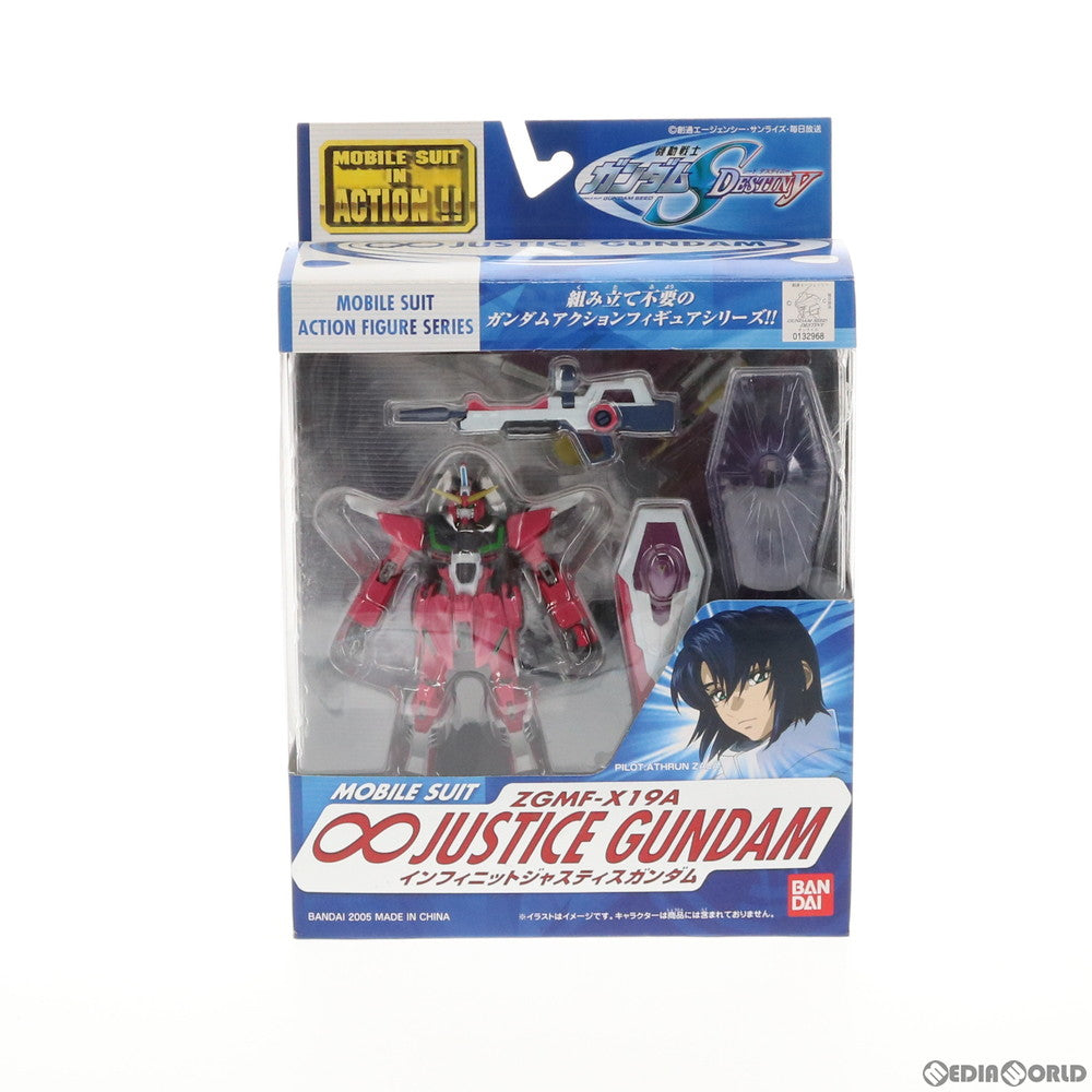 【中古即納】[FIG] MS IN ACTION!!(モビルスーツ・イン・アクション) ZGMF-X19A インフィニットジャスティスガンダム 機動戦士ガンダムSEED DESTINY 完成品 可動フィギュア バンダイ(20050923)