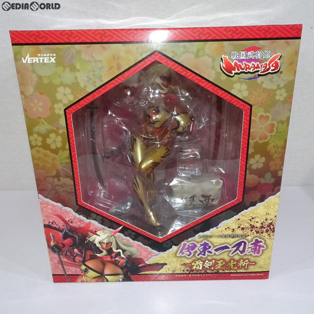 【中古即納】[FIG] 伊東一刀斎-霜剣玉光斬-(いとういっとうさい) 戦国武将姫-MURAMASA- 1/8 完成品 フィギュア ヴェルテクス(20190629)
