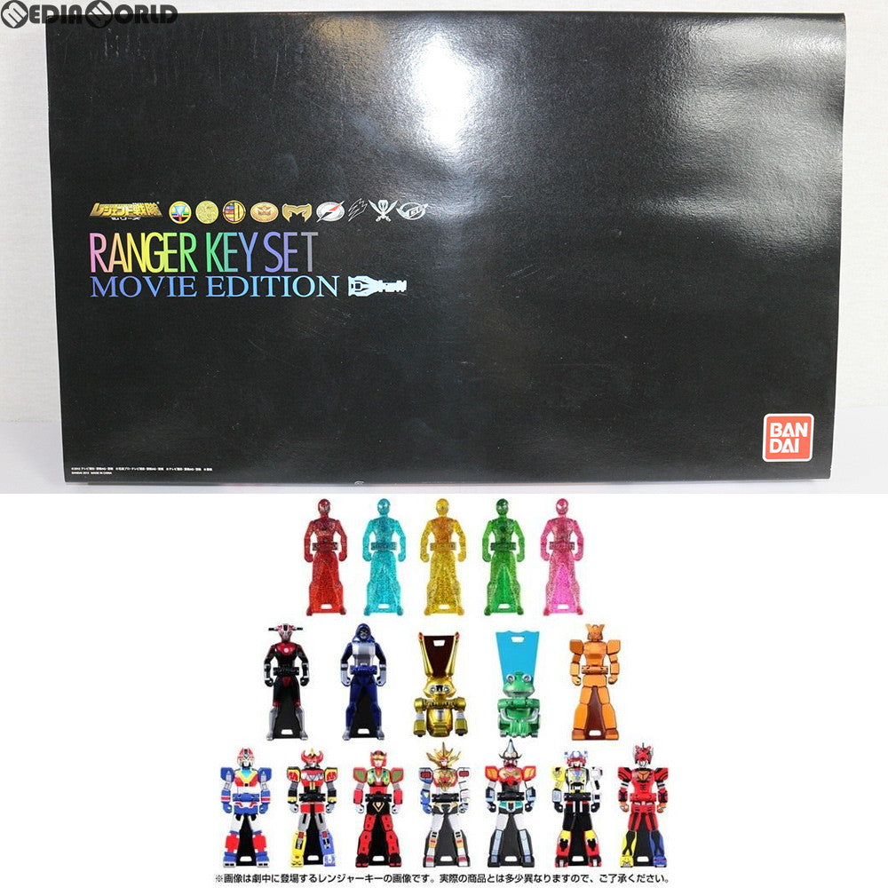 【中古即納】[TOY] プレミアムバンダイ限定 レンジャーキーセット ムービーエディション 特命戦隊ゴーバスターズVS海賊戦隊ゴーカイジャー THE MOVIE 完成トイ バンダイ(20130823)