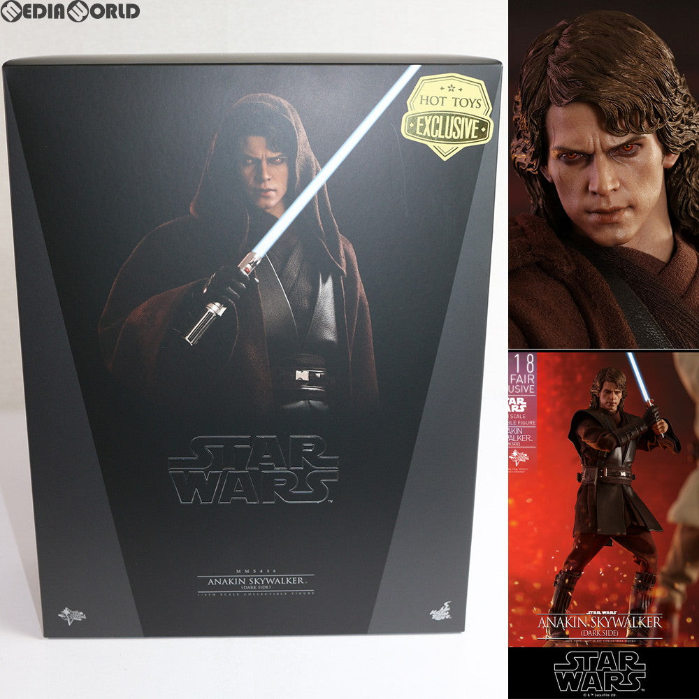 【中古即納】[FIG] トイサピエンス限定 ムービー・マスターピース アナキン・スカイウォーカー(ダークサイド版) STAR WARS(スター・ウォーズ) エピソード3/シスの復讐 1/6 完成品 可動フィギュア(MM#486) ホットトイズ(20181031)