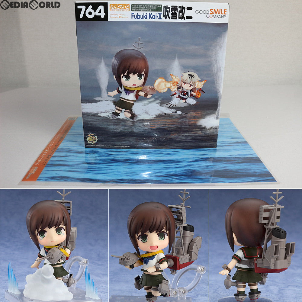 【中古即納】[FIG]GOODSMILE ONLINE SHOP限定特典付属 ねんどろいど 764 吹雪改二(ふぶきかいに) 艦隊これくしょん -艦これ- 完成品 可動フィギュア グッドスマイルカンパニー(20171019)