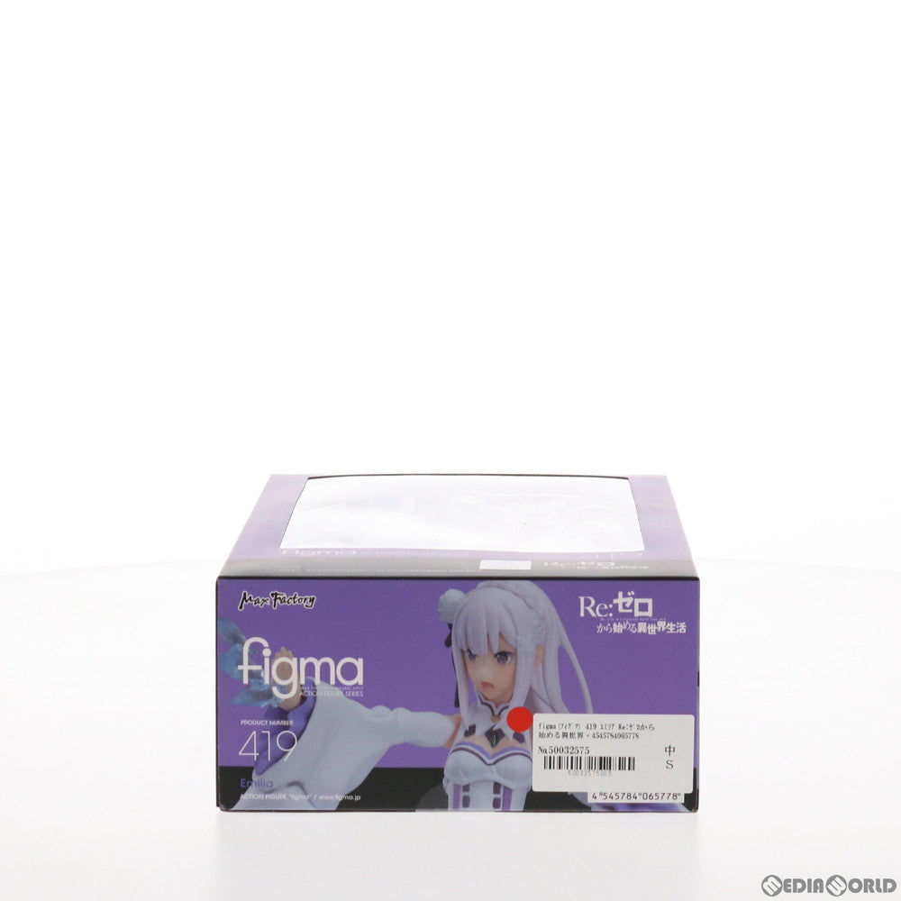 【中古即納】[FIG] figma(フィグマ) 419 エミリア Re:ゼロから始める異世界生活 完成品 可動フィギュア マックスファクトリー(20210606)