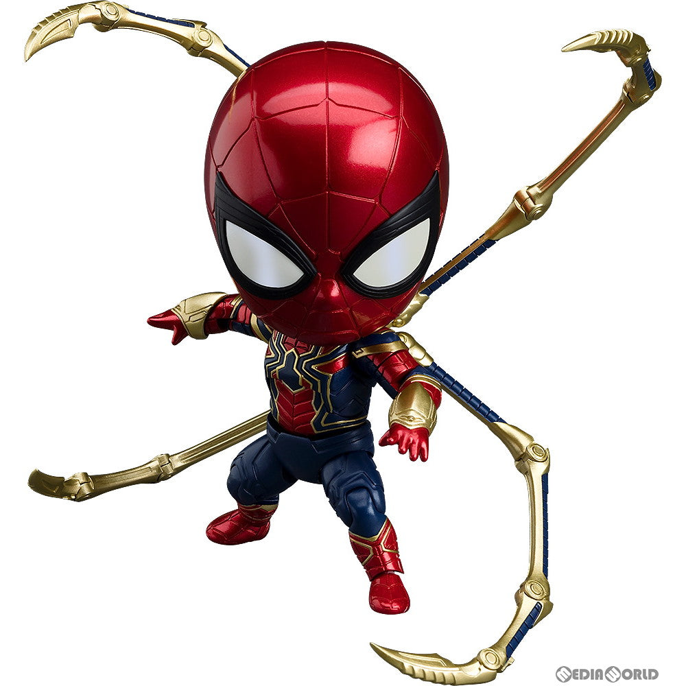 【中古即納】[FIG]ねんどろいど 1037 アイアン・スパイダー インフィニティ・エディション アベンジャーズ/インフィニティ・ウォー 完成品 可動フィギュア グッドスマイルカンパニー(20190707)