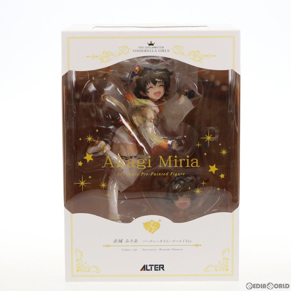 【中古即納】[FIG]赤城みりあ(あかぎみりあ) パーティータイム・ゴールドVer. アイドルマスター シンデレラガールズ 1/7 完成品 フィギュア アルター(20190831)