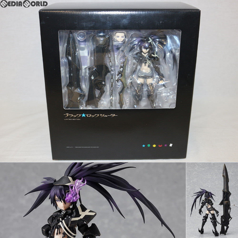 【中古即納】[FIG] ブラック★ロックシューター Blu-ray BOX 完全生産限定版 (figma(フィグマ) SP-041 インセイン・ブラック★ロックシューター付属) 可動フィギュア アニプレックス(20120622)