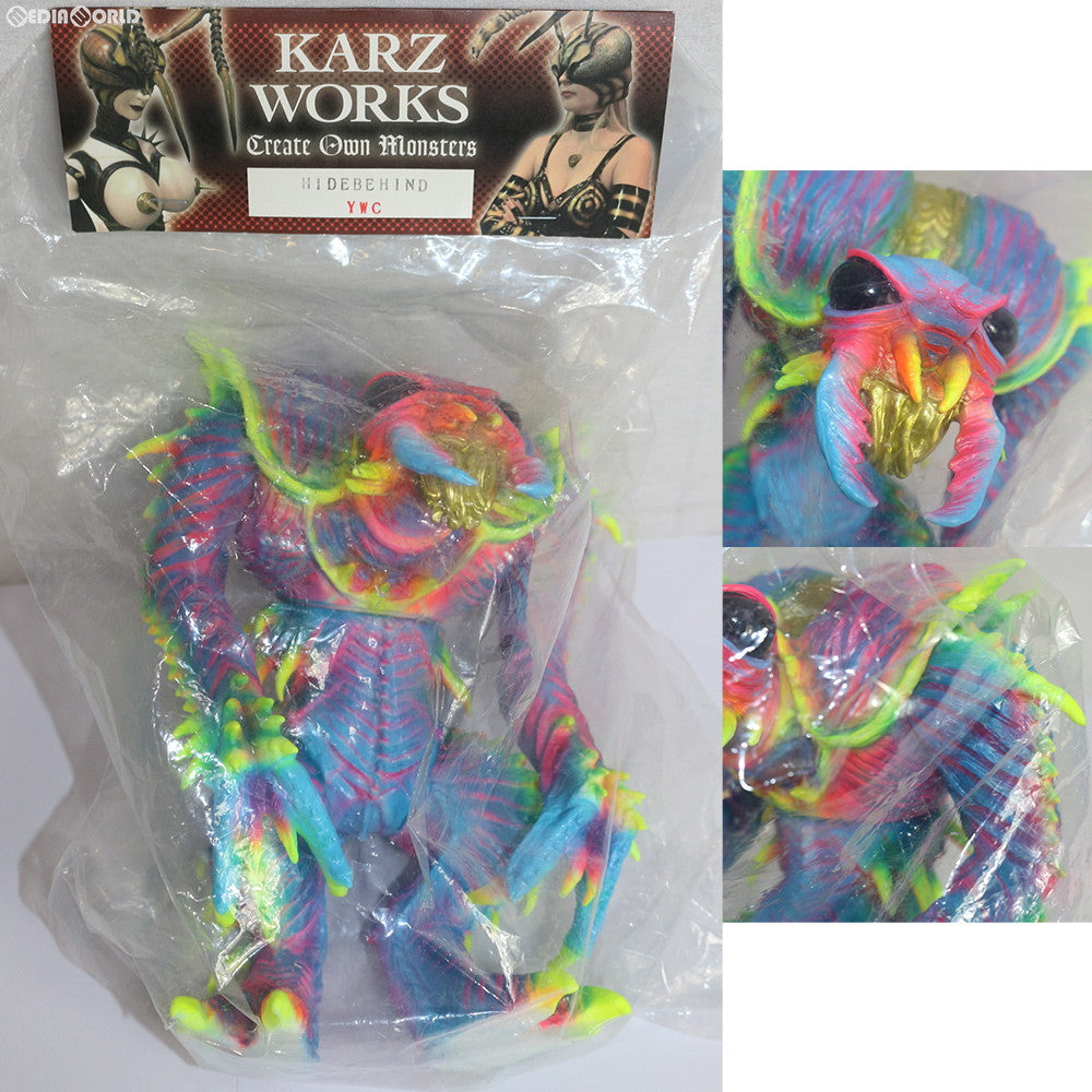 【中古即納】[FIG] HIDEBEHIND(ハイドビハインド) YWC Yellow Wolf Custom(イエローウルフカスタム) 完成品 ソフビフィギュア KARZWORKS(カーズワークス) (20091231)