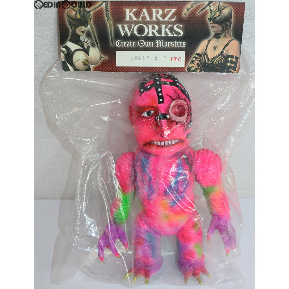 【中古即納】[FIG] SKULL HEAD BUTT(スカルヘッドバット) YWC JONNY-X Yellow Wolf Custom(イエローウルフカスタム) 完成品 ソフビフィギュア KARZWORKS(カーズワークス) (20091231)