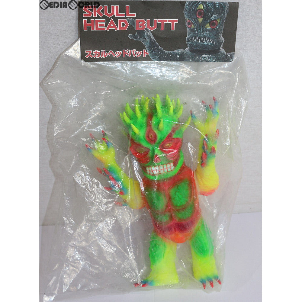 【中古即納】[FIG] SKULL HEAD BUTT(スカルヘッドバット) YWC SKULL-X Yellow Wolf Custom(イエローウルフカスタム) 完成品 ソフビフィギュア KARZWORKS(カーズワークス) (20091231)