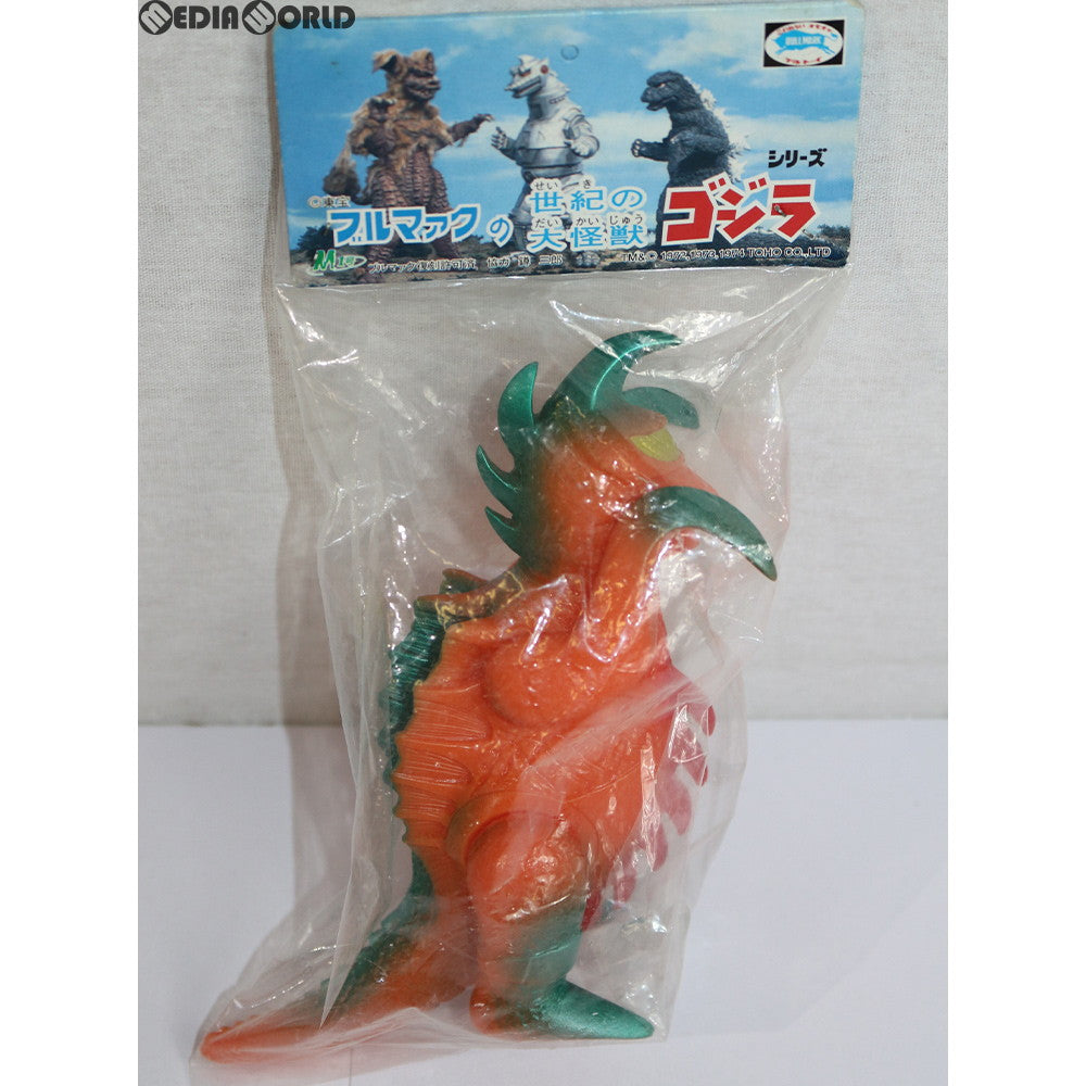 【中古即納】[FIG] ブルマァクの世紀の大怪獣ゴジラシリーズ ガイガン(オレンジ成型×メタリックグリーン) ミドルサイズ 地球攻撃命令 ゴジラ対ガイガン 完成品 ソフビフィギュア M1号(20011231)