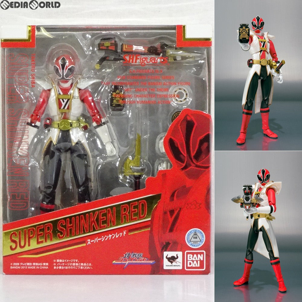 【中古即納】[FIG] S.H.Figuarts(フィギュアーツ) スーパーシンケンレッド 侍戦隊シンケンジャー 完成品 可動フィギュア バンダイ(20120414)