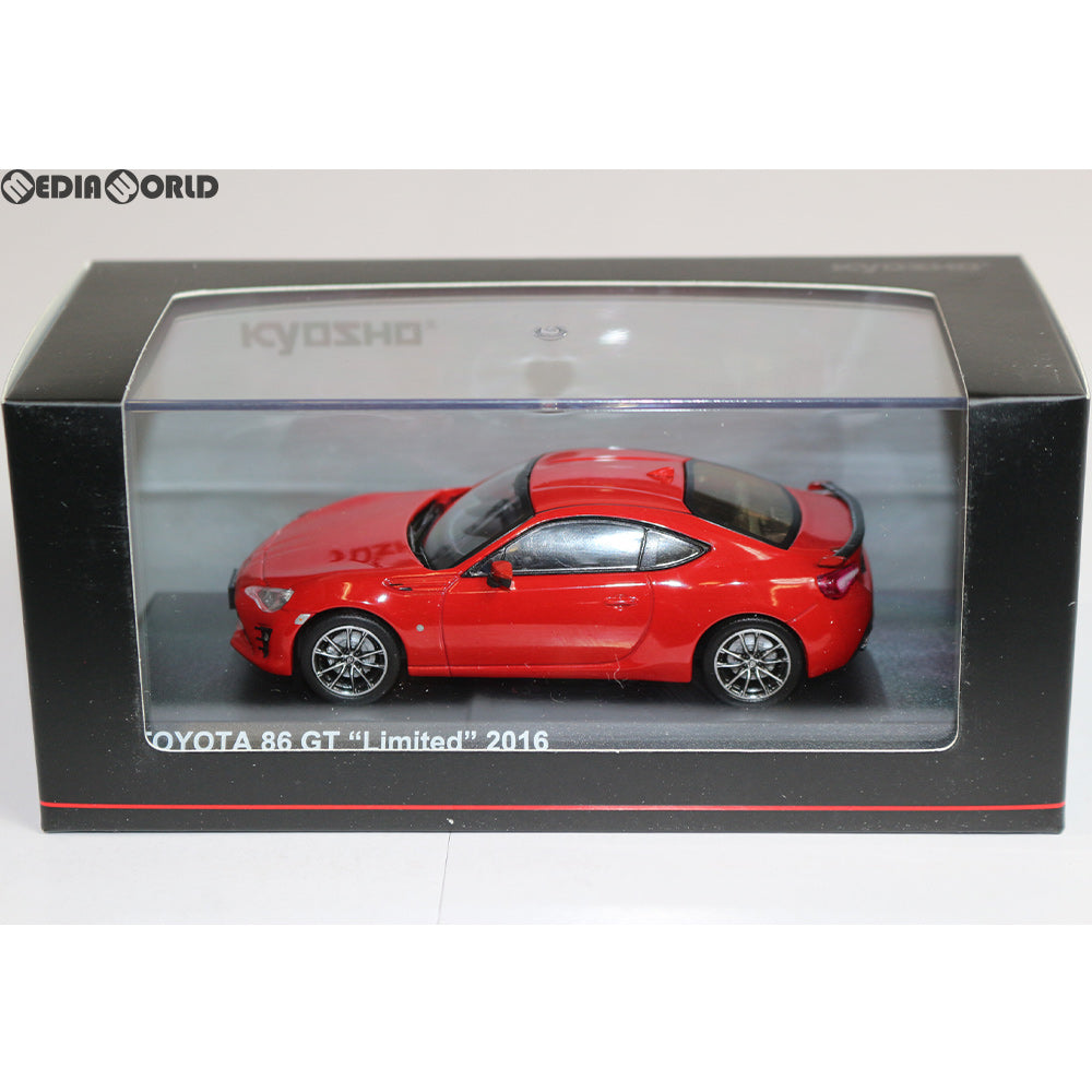 【中古即納】[FIG] 1/43 トヨタ 86 GT-Limited 2016 ピュアレッド 完成品 ミニカー(KS03895R) 京商(20171228)