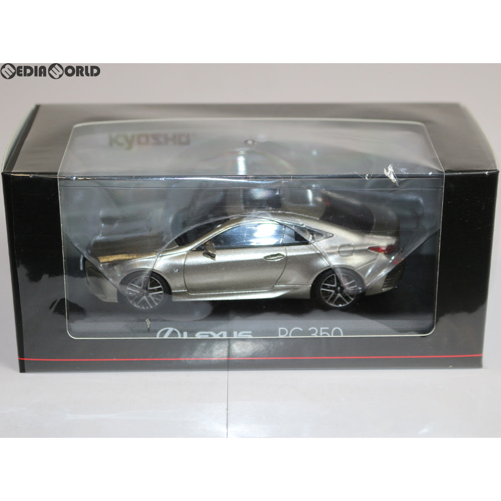 【中古即納】[FIG] 1/43 レクサス RC 350 F スポーツ(ソニックチタニウム) 完成品 ミニカー(KS03657T) 京商(20170731)