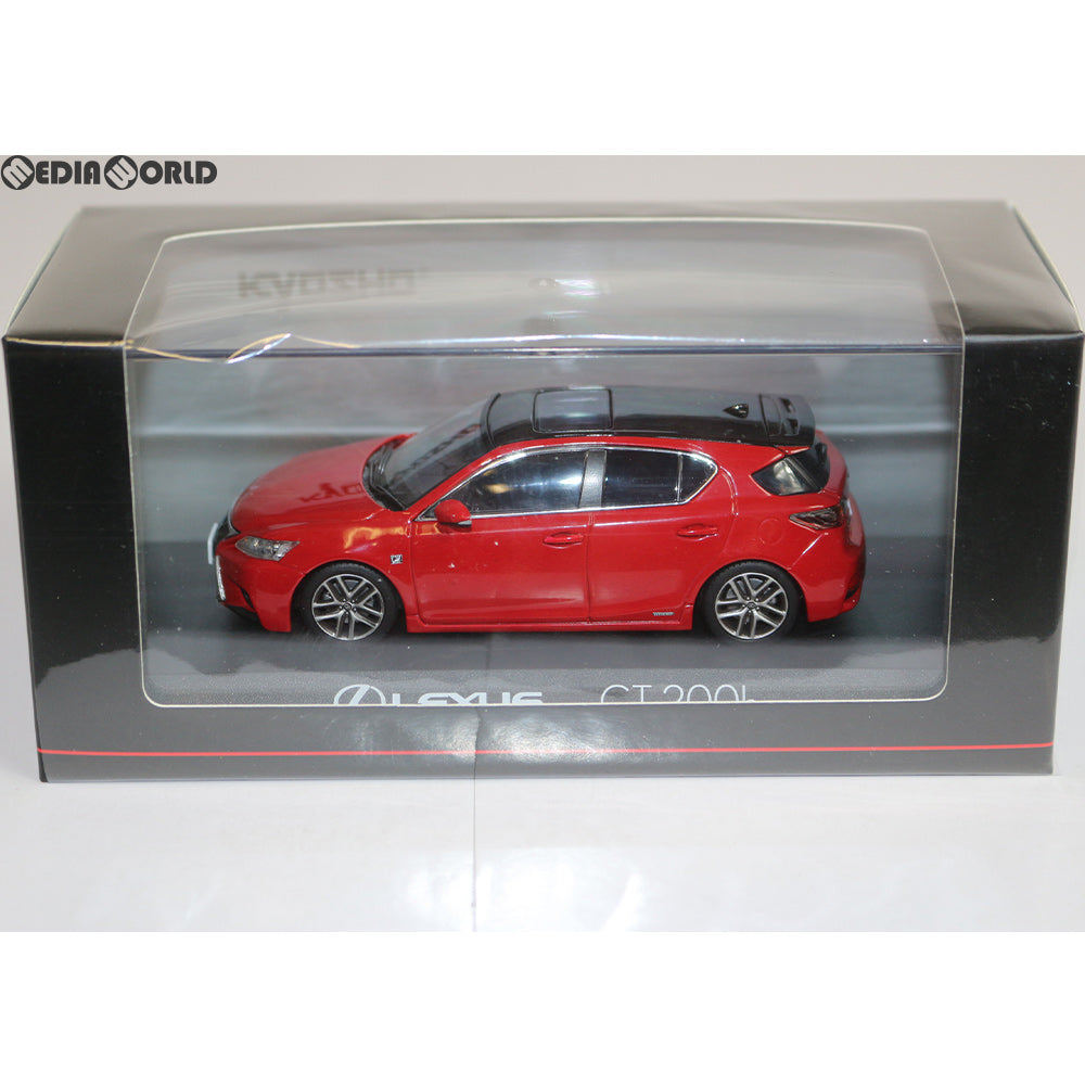 【中古即納】[FIG] 1/43 レクサス CT200h F スポーツ(マダーレッド) 完成品 ミニカー(KS03656R2) 京商(20170731)