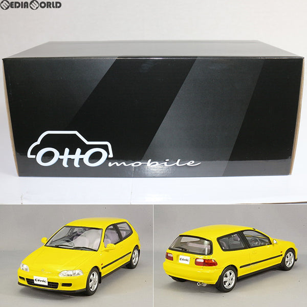 FIG]1/18 ホンダ シビック SiRII EG6(イエロー) 完成品 ミニカー(OTM711) OttO mobile(オットーモビル)