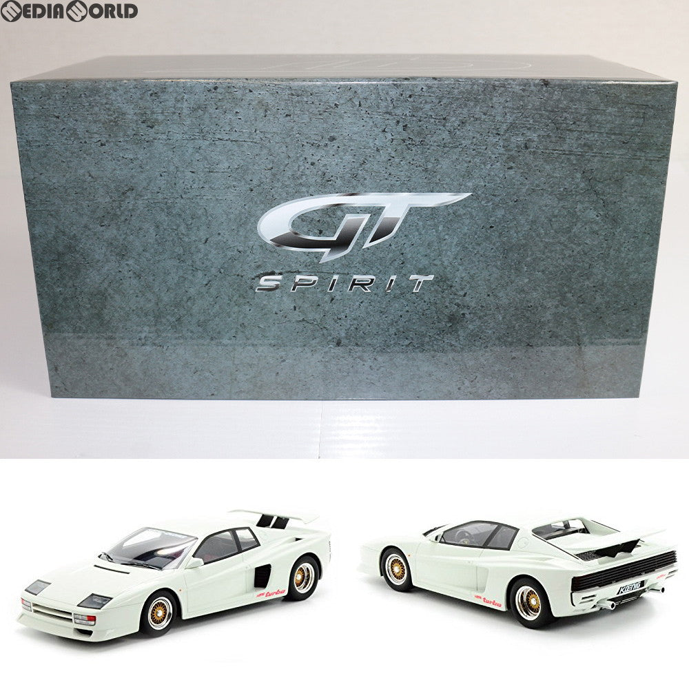 【中古即納】[FIG]1/18 ケーニッヒ テスタロッサ ツインターボ(ホワイト) 完成品 ミニカー(GTS012KJ) GTスピリット(20170601)