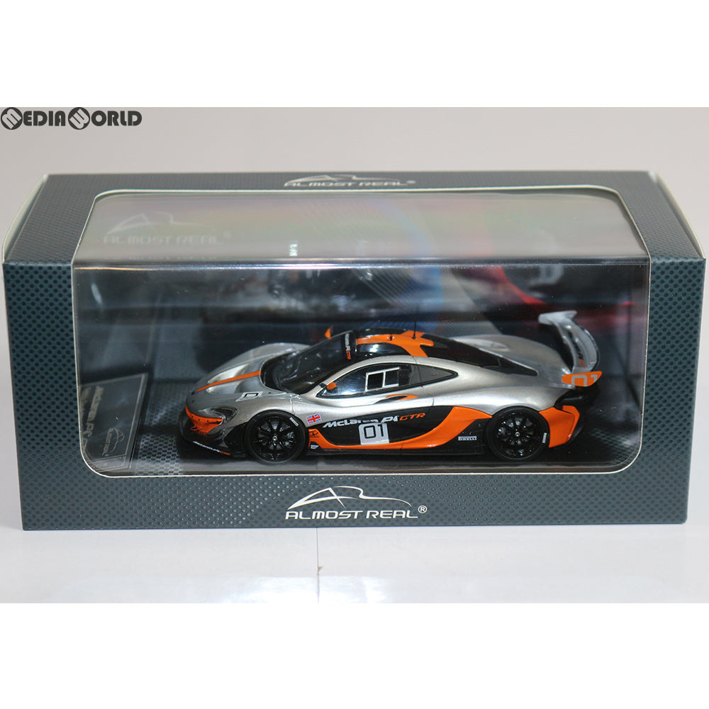 【中古即納】[FIG] 1/43 マクラーレン P1 GTR ぺブルビーチ カリフォルニア 2014(シルバー/ブラック) 完成品 ミニカー(AL440101) ALMOST REAL(オールモストリアル) (20180331)