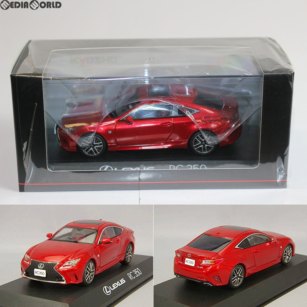 【中古即納】[FIG] 1/43 レクサス RC350 F スポーツ(ラディアントレッドコントラストレイヤリング) 完成品 ミニカー(KS03657RR) 京商(20170527)