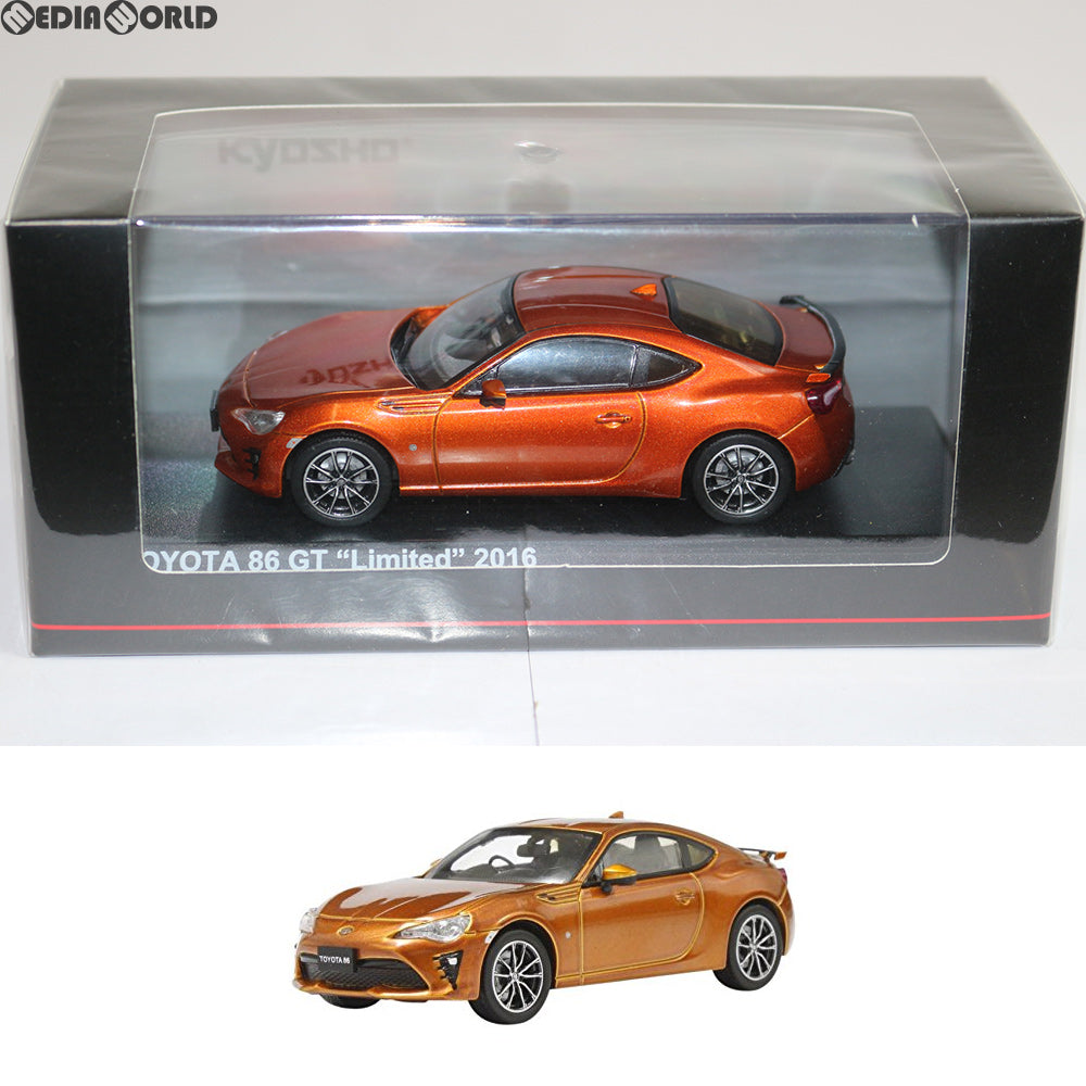 【中古即納】[FIG] 1/43 トヨタ 86 GT-Limited 2016(オレンジメタリック) 完成品 ミニカー(KS03895P) 京商(20171228)
