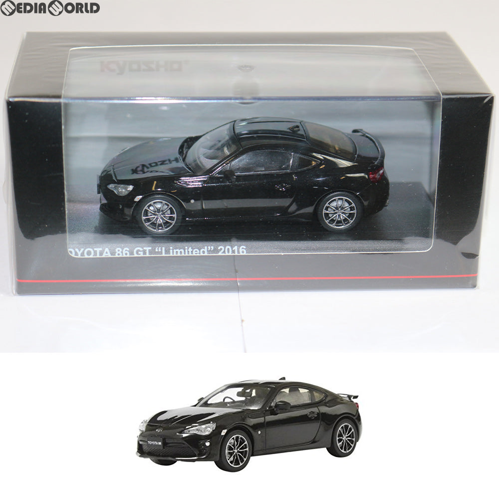 【中古即納】[FIG] 1/43 トヨタ 86 GT-Limited 2016(クリスタルブラックシリカ) 完成品 ミニカー(KS03895CBK) 京商(20171228)