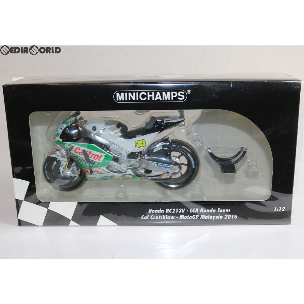 【中古即納】[FIG] 1/12 ホンダ RC213V LCR HONDA TEAM カル・クラッチロー モトGP マレーシア 2016 完成品 ミニカー(122161165) MINICHAMPS(ミニチャンプス) (20171227)