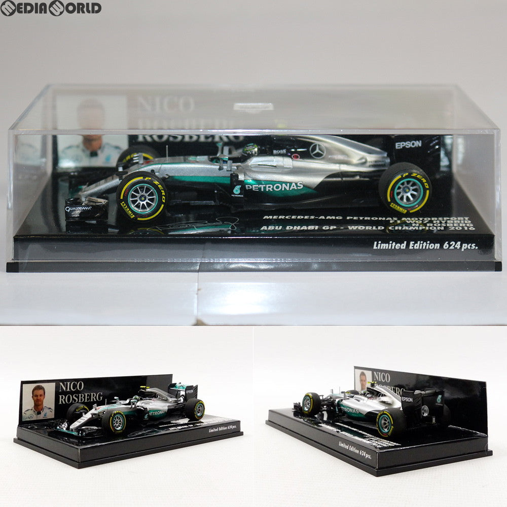 【中古即納】[FIG] 1/43 メルセデス AMG ペトロナス フォーミュラ ワン チーム F1 W07 ハイブリッドニコ・ロズベルグ ワールドチャンピオン2016 完成品 ミニカー MINICHAMPS(ミニチャンプス) (20170924)