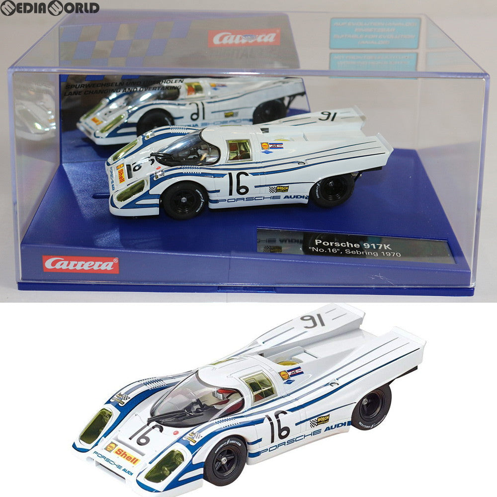 【中古即納】[TOY] カレラ Digital132 1/32 ポルシェ 917K Sebring No.16 スロットカー 完成トイ(20030760) 京商(20160910)