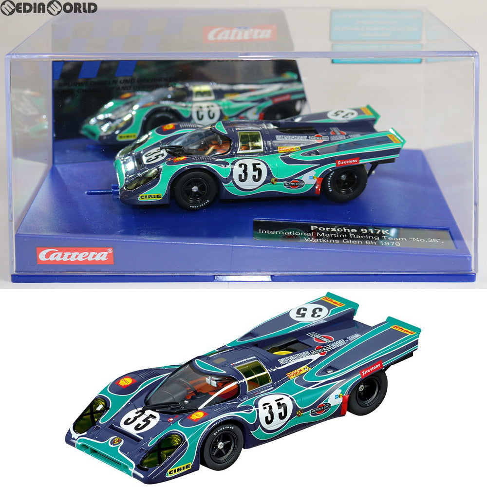 【中古即納】[TOY] カレラ Digital132 1/32 ポルシェ 917K マルティニ インターナショナル No.35 ワトキンス グレン 6時間 1970 スロットカー 完成トイ(20030737) 京商(20170531)