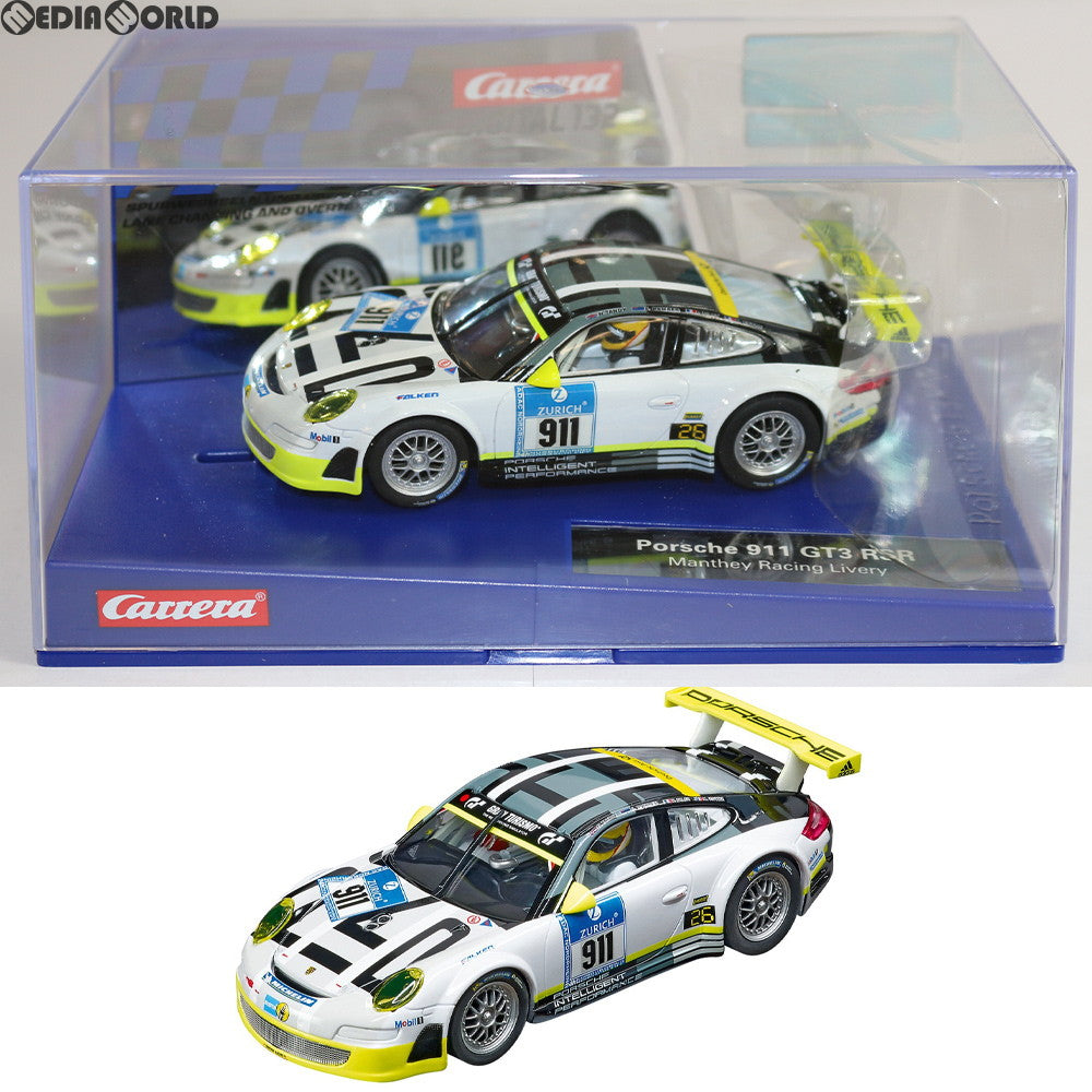 【中古即納】[TOY] カレラ Digital132 1/32 ポルシェ 911 GT3 RSR Manthey Racing Livery No.911 スロットカー 完成トイ(20030780) 京商(20171031)