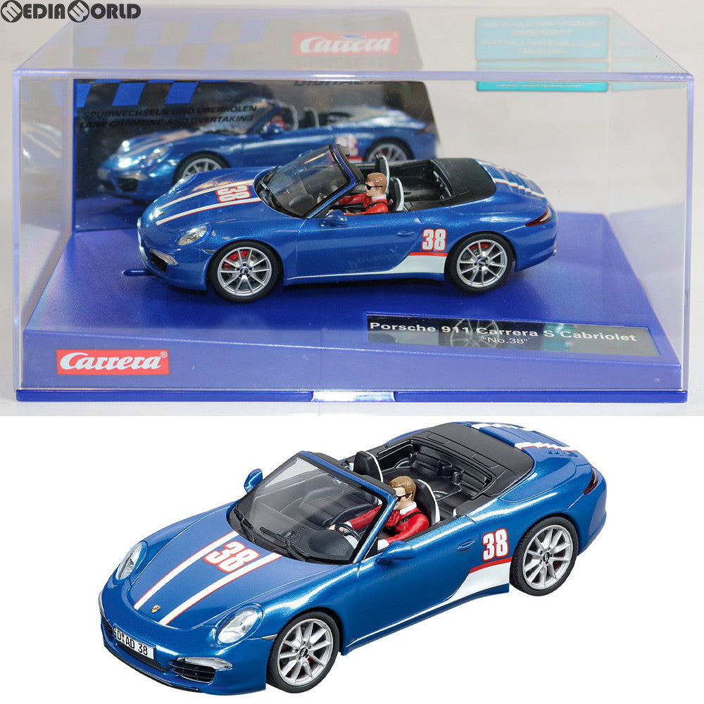 【中古即納】[TOY] カレラ Digital132 1/32 ポルシェ 911 カレラ S カブリオレ No.38 スロットカー 完成トイ(20030789) 京商(20171031)