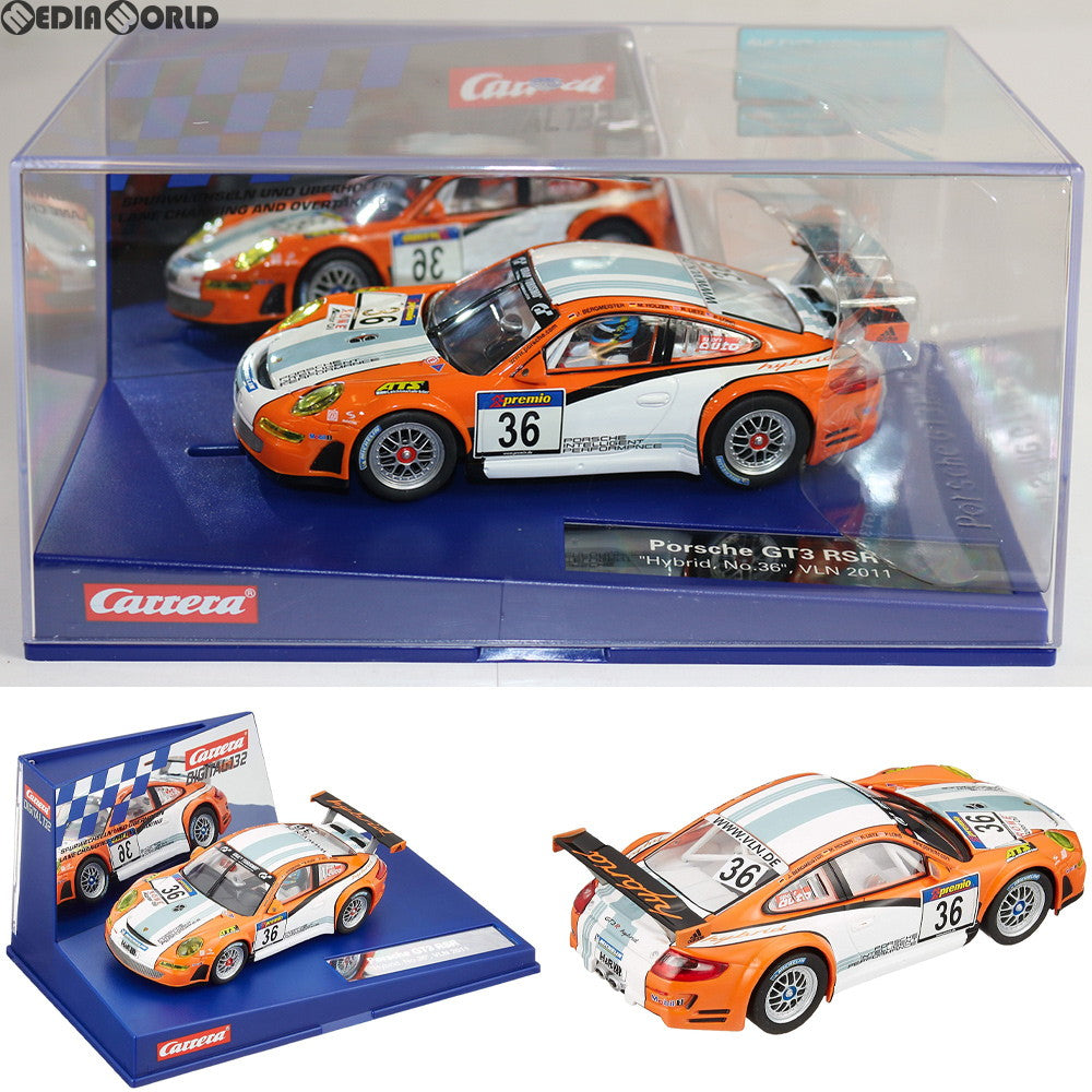 【中古即納】[TOY] カレラ Digital132 1/32 ポルシェ GT3 RSR Hybrid36 VLN 2011 スロットカー 完成トイ(20030714) 京商(20160430)