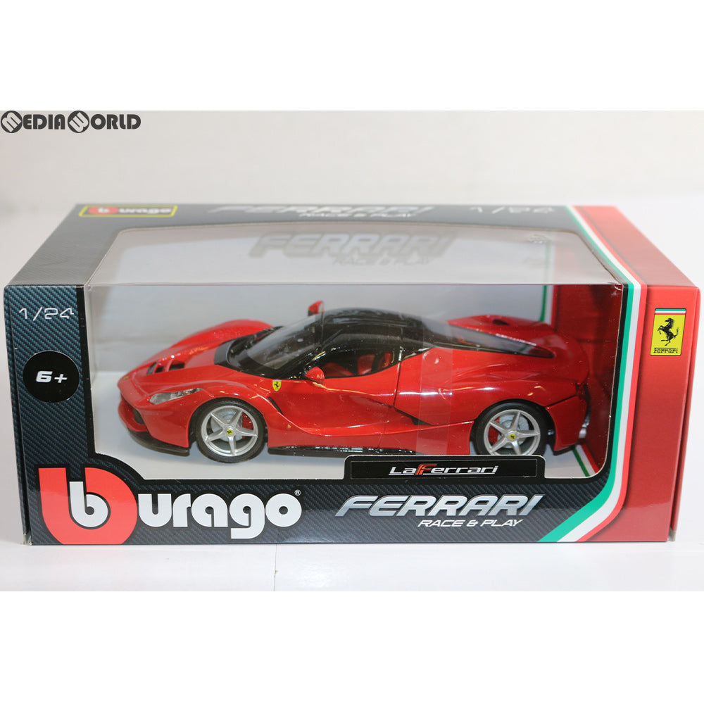 【中古即納】[FIG] 1/24 ラ フェラーリ レッド 完成品 ミニカーWE18001LB) Bburago(ブラゴ) (20151031)