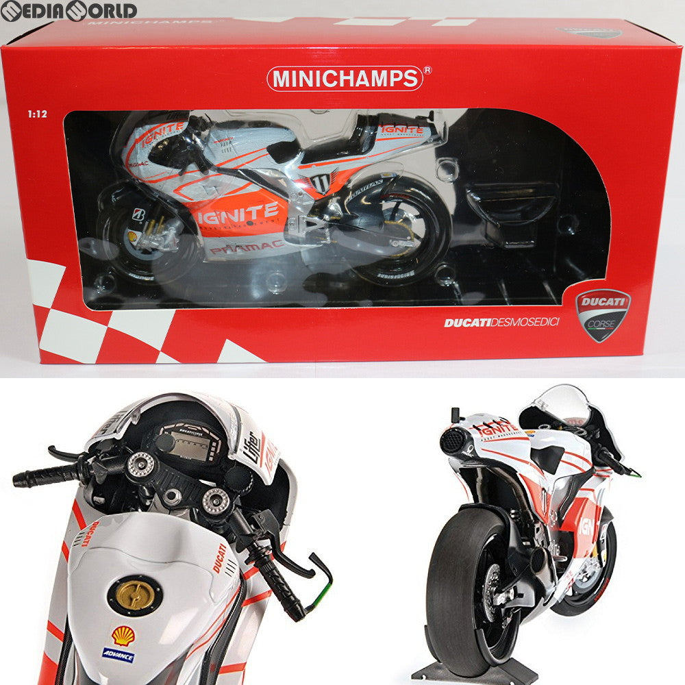 【中古即納】[FIG] 1/12 Ducati DESMOSEDICI(ドゥカティ デスモセディチ) GP13 B. Spies Moto GP 2013 完成品 ミニカー(122112069) MINICHAMPS(ミニチャンプス) (20161130)