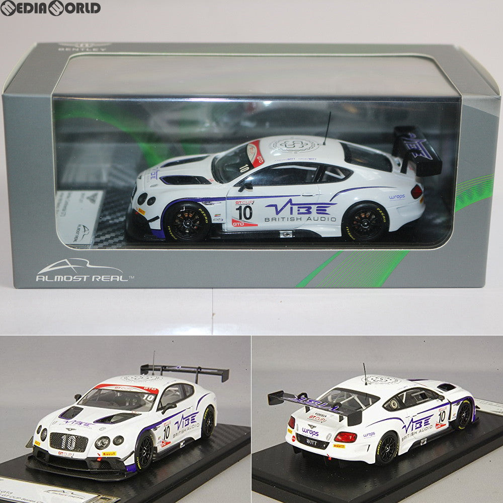 【中古即納】[FIG] Bentley(ベントレー) Continental GT3 Jordan Witt Racing No.10 2016 GT CUP Series Champion ホワイト/パープル 完成品 ミニカー ALMOST REAL(オールモストリアル) (20170630)