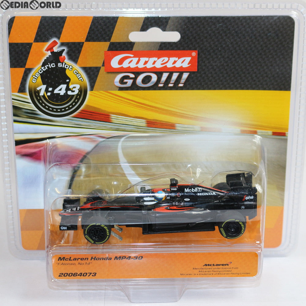 【中古即納】[TOY] Carrera GO!!! 1/43 マクラーレン ホンダ MP4-30 アロンソ 2014 スロットカー 完成トイ(20064073) 京商(20161130)