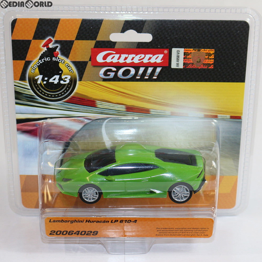 【中古即納】[TOY] Carrera GO!!! 1/43 Lamborghini Huracan(ランボルギーニ ウラカン) LP610-4 スロットカー 完成トイ(20064029) 京商(20151231)