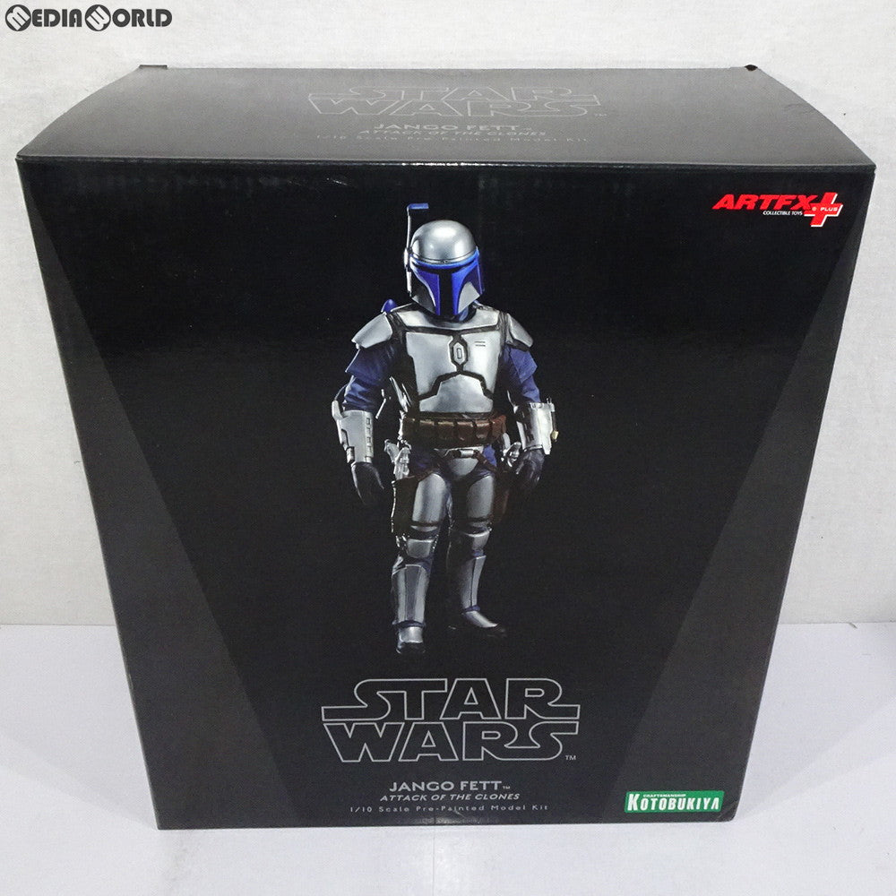 【中古即納】[FIG]ARTFX+ ジャンゴ・フェット クローンの攻撃版 STAR WARS(スター・ウォーズ) エピソード2/クローンの攻撃 1/10 簡易組立キット フィギュア(SW83) コトブキヤ(20130725)