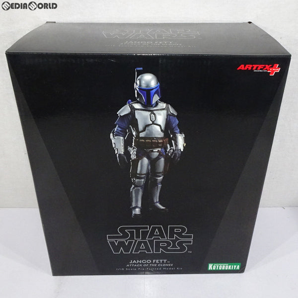 【中古即納】[FIG]ARTFX+ ジャンゴ・フェット クローンの攻撃版 STAR WARS(スター・ウォーズ) エピソード2/クローンの攻撃  1/10 簡易組立キット フィギュア(SW83) コトブキヤ(20130725)