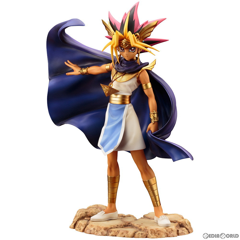 【中古即納】[FIG]コトブキヤショップ限定特典付属 ARTFX J アテム 遊☆戯☆王デュエルモンスターズ 1/7 完成品 フィギュア(PP676) コトブキヤ(20170326)