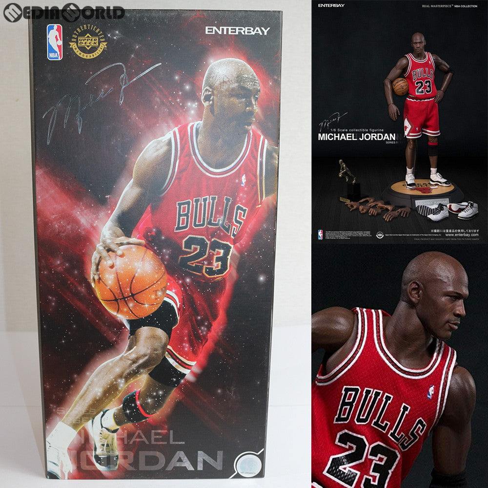【中古即納】[FIG] リアルマスターピース コレクティブル フィギュア NBAクラシックコレクション マイケル・ジョーダン I'm Legend #23 ロード・ユニフォームver. 完成品 可動フィギュア ENTERBAY(エンターベイ) (20130831)