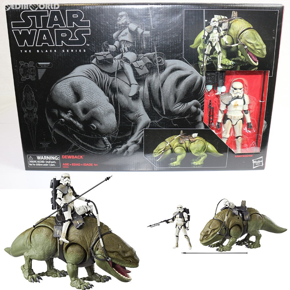 【中古即納】[FIG] スター・ウォーズ ブラックシリーズ 6インチフィギュア&ビークル サンドトルーパー&デューバック STAR WARS エピソード4 完成品 可動フィギュア タカラトミー(20180413)