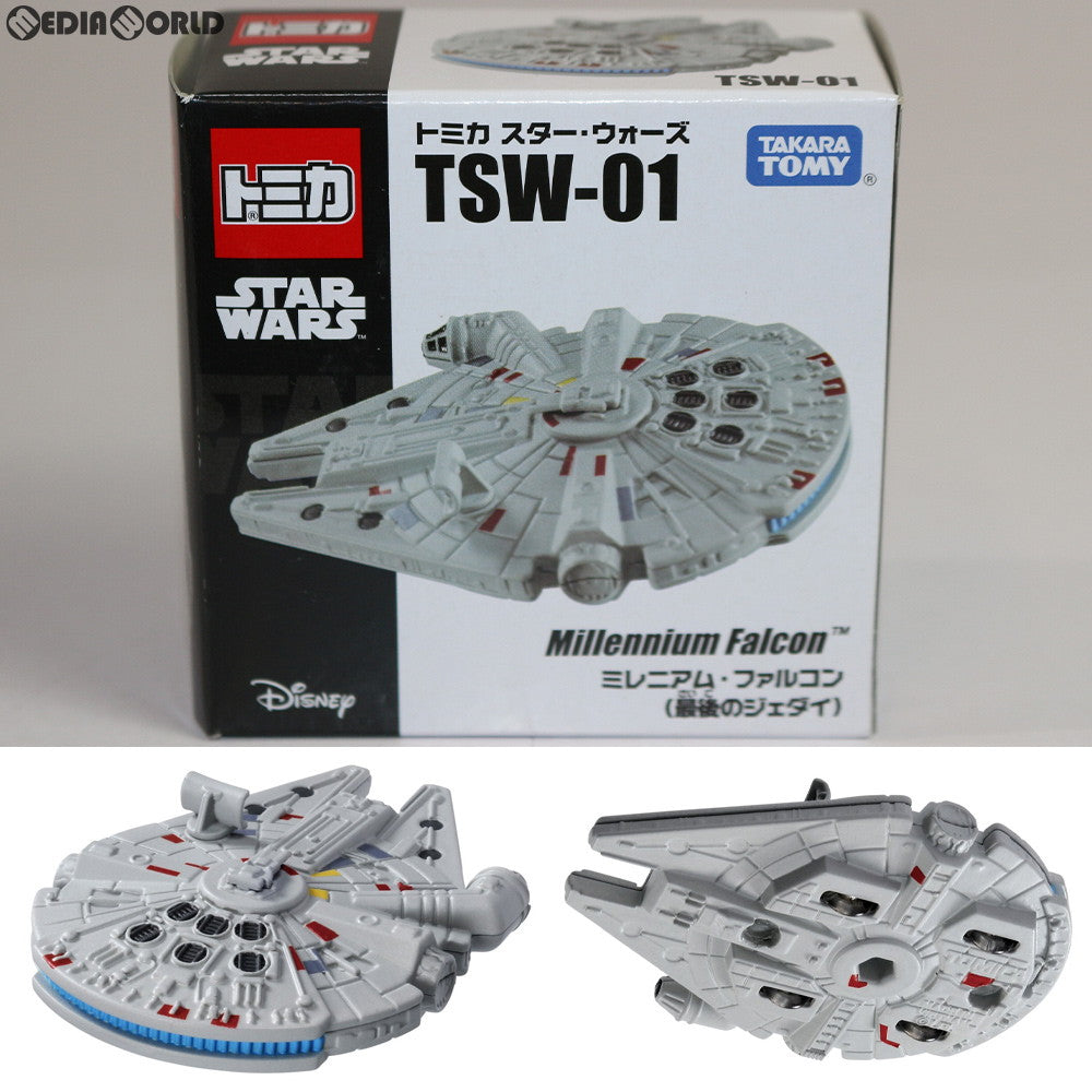 【中古即納】[FIG] トミカ スター・ウォーズ TSW-01 ミレニアム・ファルコン(最後のジェダイ) STAR WARS エピソード8 完成品 ミニカー タカラトミー(20170901)