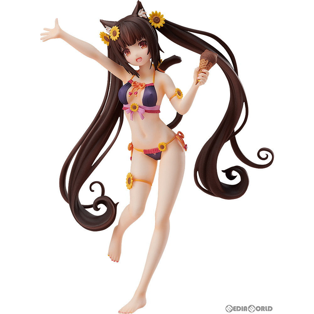 【中古即納】[FIG] S-style ショコラ 水着Ver. ネコぱら 1/12 塗装済組み立て品 フィギュア FREEing(フリーイング) (20200131)