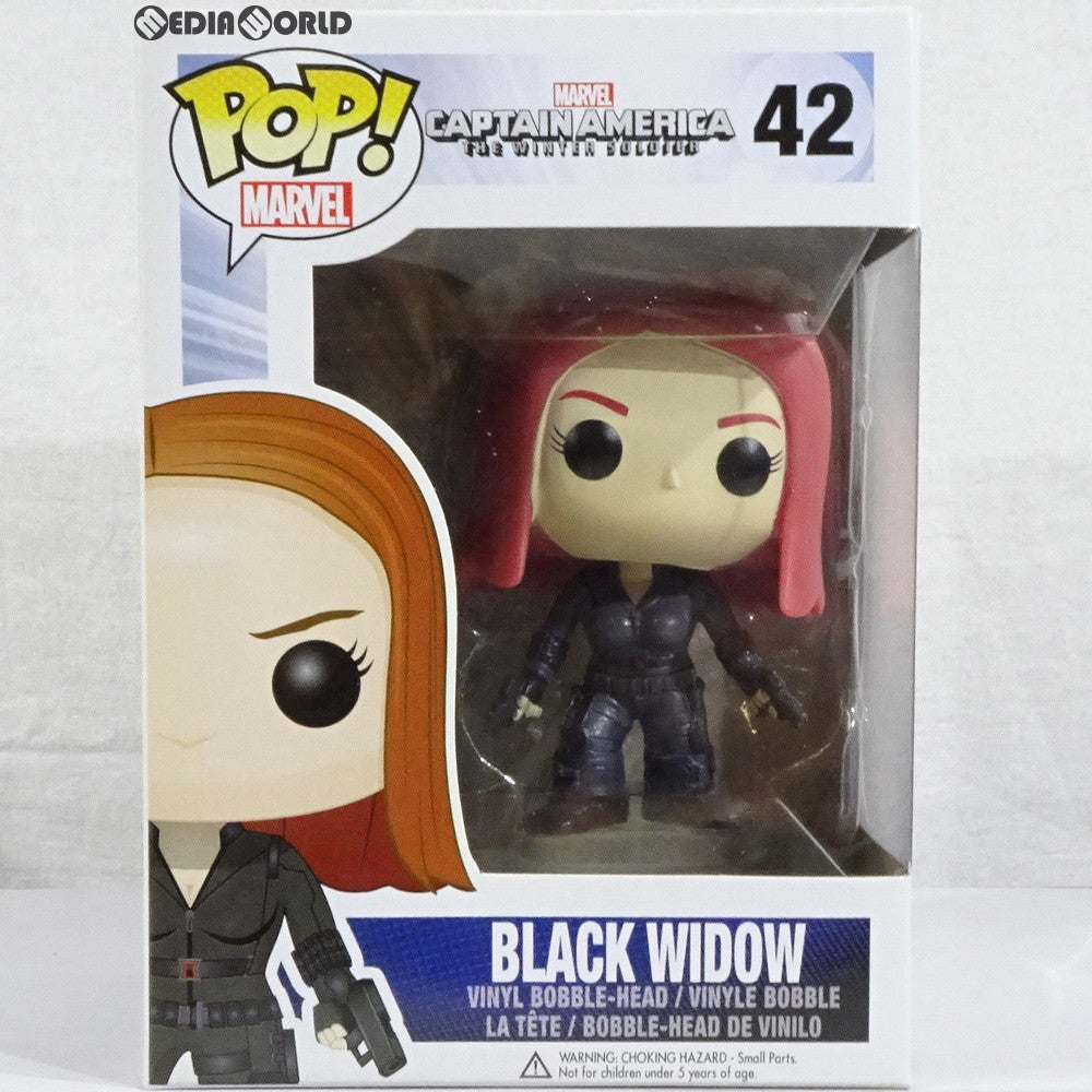 【中古即納】[FIG] POP! 42 ブラック・ウィドウ キャプテン・アメリカ/ウィンター・ソルジャー 完成品 フィギュア FUNKO(ファンコ) (20140228)
