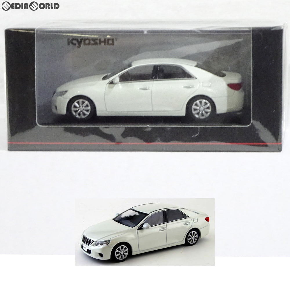【中古即納】[FIG] 1/43 トヨタ マークX 250G F 前期(ホワイトパール) 完成品 ミニカー(KS03637W2) 京商(20160812)