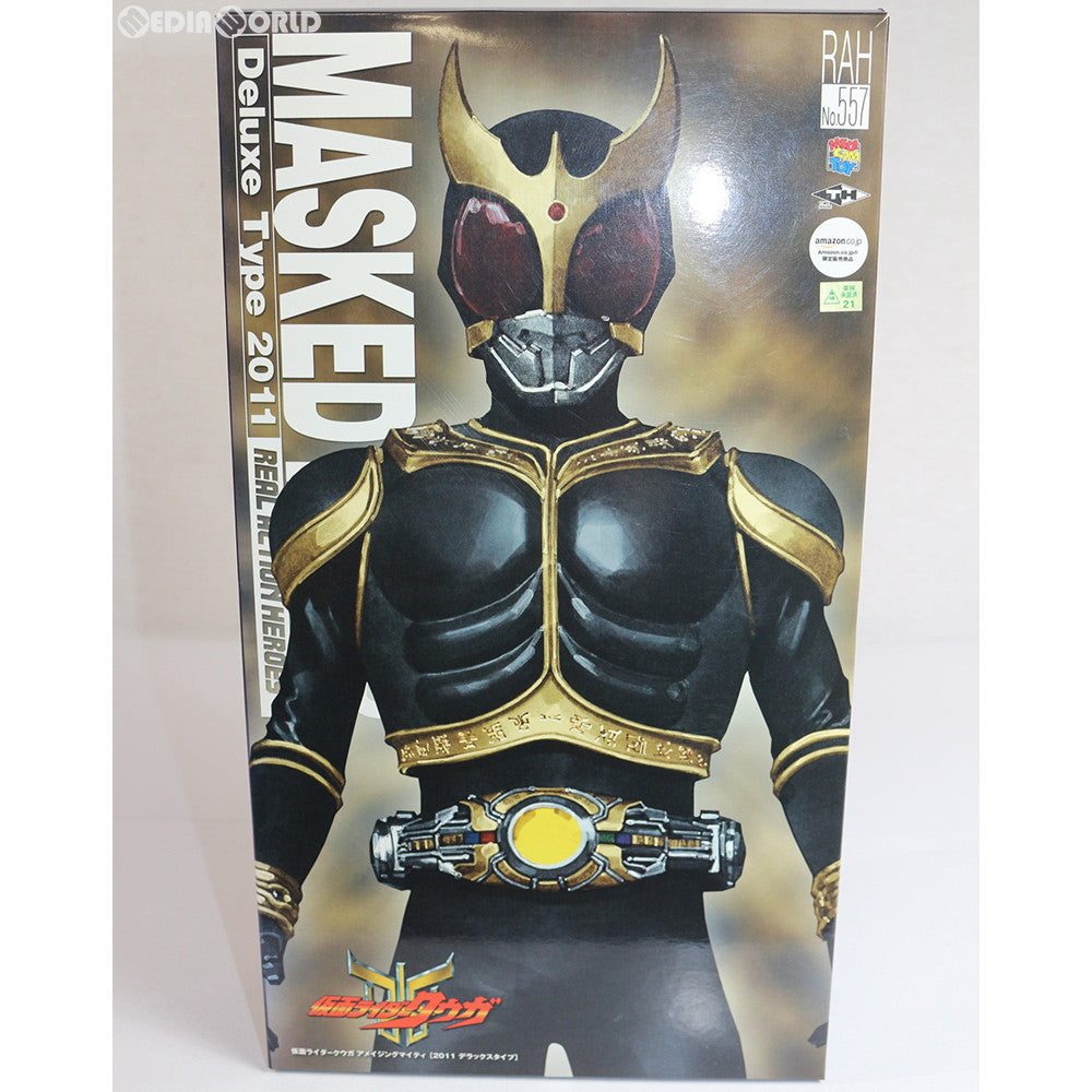 【中古即納】[FIG] Amazon.co.jp限定 リアルアクションヒーローズ No.557 RAH DX 仮面ライダークウガ アメイジングマイティ 完成品 可動フィギュア タイムハウス/メディコム・トイ(20111225)