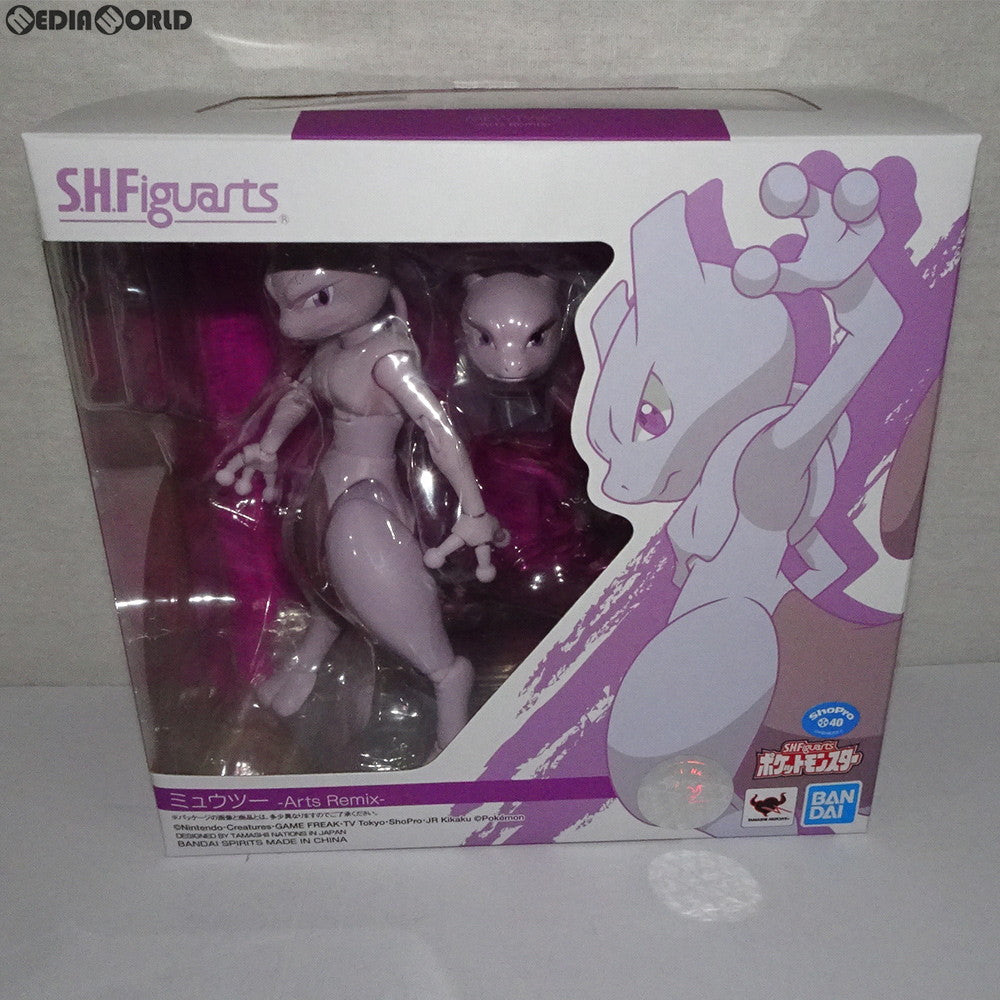 【中古即納】[FIG] S.H.Figuarts(フィギュアーツ) ミュウツー -Arts Remix- ポケットモンスター 完成品 可動フィギュア バンダイスピリッツ(20190622)